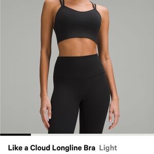 Like a Cloud Longline Bra - Black
